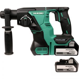 selling hikoki dh18dbl 18v cordless brushless sds plus hammer drill 2 x 5 0ah 5f3e1870c231f