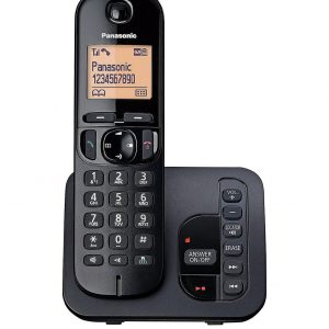 selling kx tgc220eb cordless telephone with answering machine and nuisance call block single 5f4774837ef28