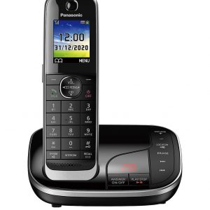 selling kx tgj320eb single cordless telephone with answering machine black 5f27d1912060d