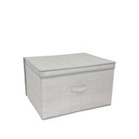 selling linen look jumbo storage chest grey 5f2901d33d3a9