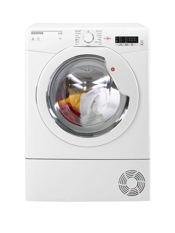 selling link hlc8lg 8kg load condenser sensor tumble dryer with one touch white 5f37831ac3f0c