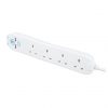 selling masterplug 13a 4 gang 2m surge protected extension lead 2 x usb 2 1a 5f49f0e1aa5a3