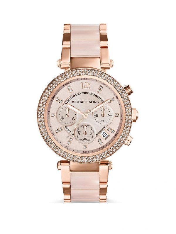 selling mk5896 parker rose tone ladies watch 5f38d8d990119
