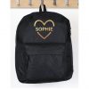 selling personalised gold heart backpack 5f45eefe078c1
