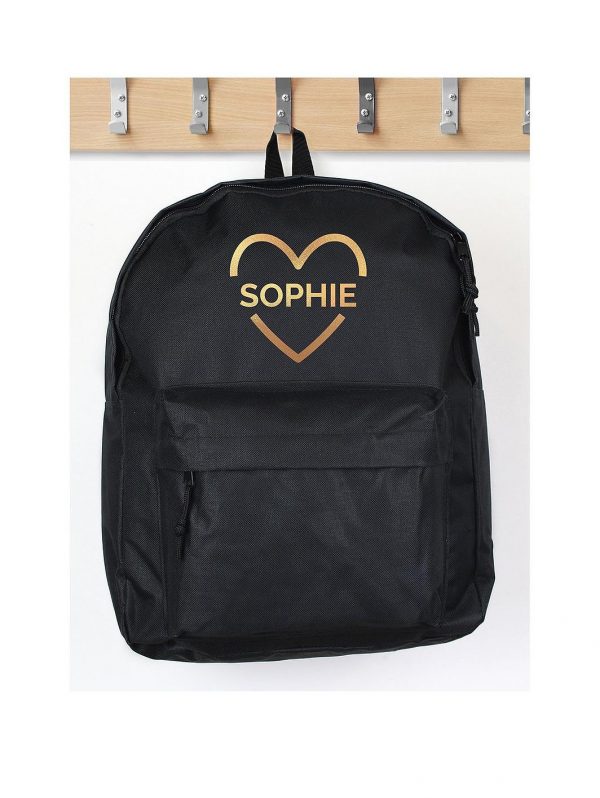 selling personalised gold heart backpack 5f45eefe078c1