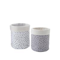 selling set of 2 dotty printed baskets 5f49f70813efb
