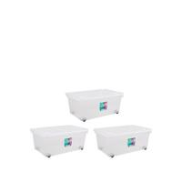selling set of 3 45 litre wheeled plastic storage boxes 5f4753c9827e7