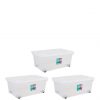selling set of 3 45 litre wheeled plastic storage boxes 5f4753cb7897c