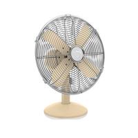 selling sfa12620cn retro 12 inch desk fan cream 5f378349e968b