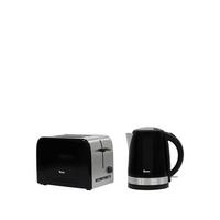 selling stainless steel kettle and 2 slice toaster twin pack black 5f49f7652a0fc