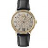 selling turnmill gold hound tooth and gunmental detail dial black leather strap mens watch 5f38d8eba26e2
