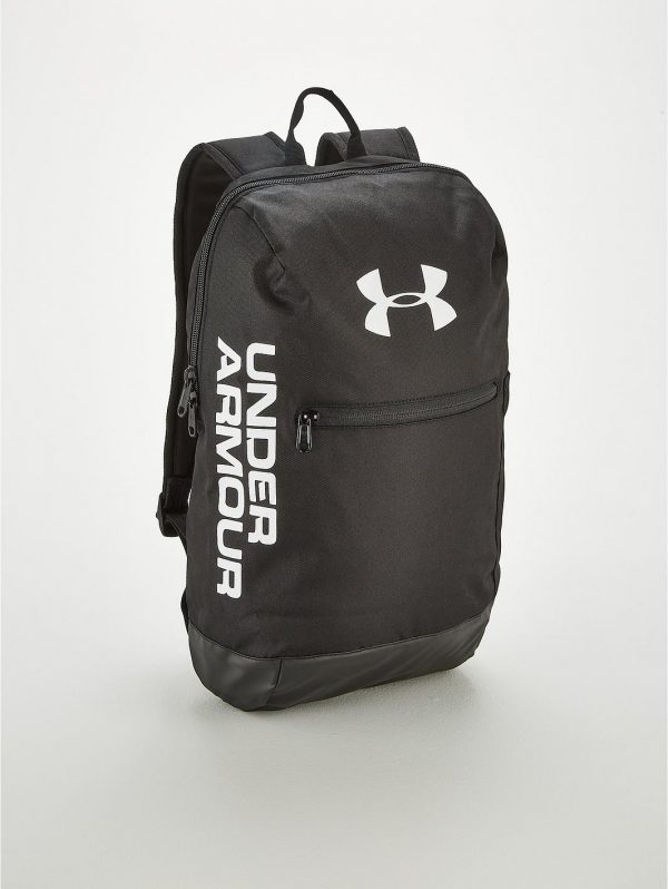 selling ua patterson backpack black white 5f2a3fbf184ce