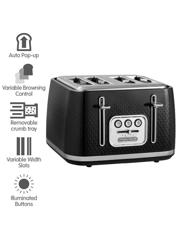 selling verve 4 slice toaster black 5f34df1d05f71
