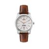 selling vivienne westwood holborn ii white textured rose gold detail date dial brown leather strap watch 5f38d8f55c100