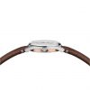 selling vivienne westwood holborn ii white textured rose gold detail date dial brown leather strap watch 5f38d90205331
