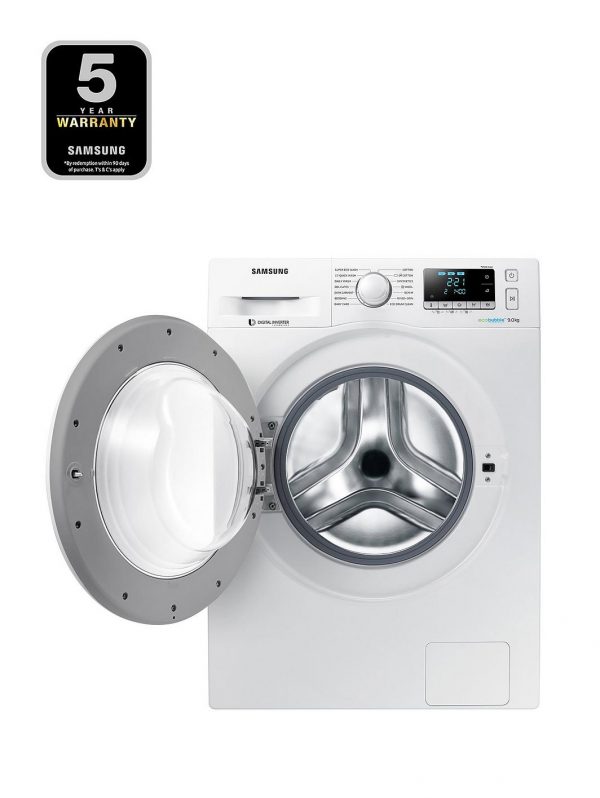 selling ww90j5456mw eu 9kg load 1400 spin washing machine with ecobubble technology white 5f250fb900bd4