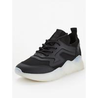 special sale ainsdale knit clear sole trainers black 5f3e08b61d78b