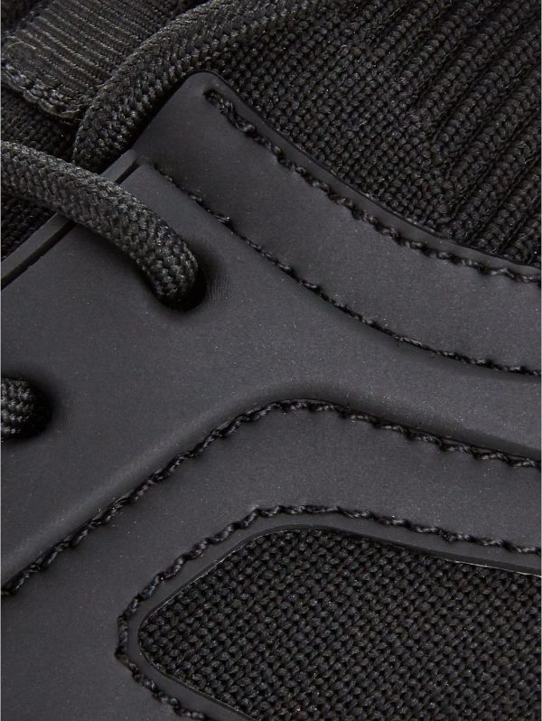 special sale ainsdale knit clear sole trainers black 5f3e08c46beb2
