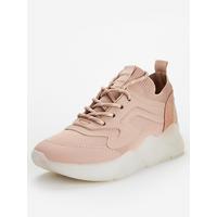 special sale ainsdale knit clear sole trainers blush 5f34cd0fede67