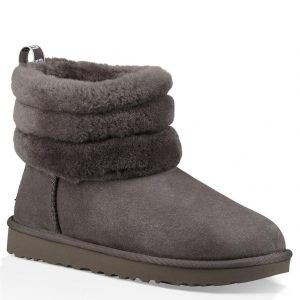 special sale fluff mini quilted ankle boot charcoal 5f37705f43be5