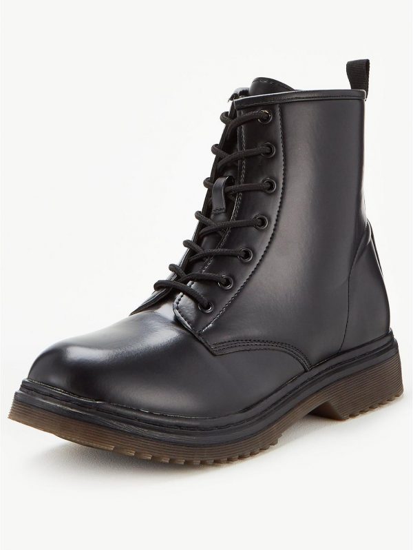 special sale lace up boots black 5f3e08a063485