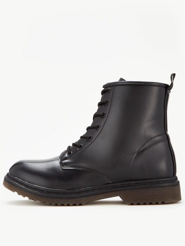 special sale lace up boots black 5f3e08a412636