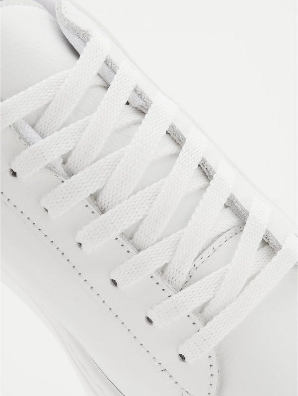 special sale leather flatform trainer white 5f4b36bd06a18