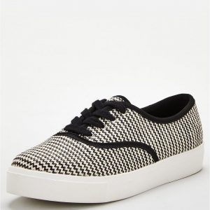 special sale minnie weave lace up trainer white 5f3a1339ae2ce
