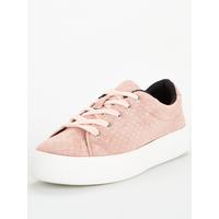special sale molly textured lace up trainer pink 5f37701580977
