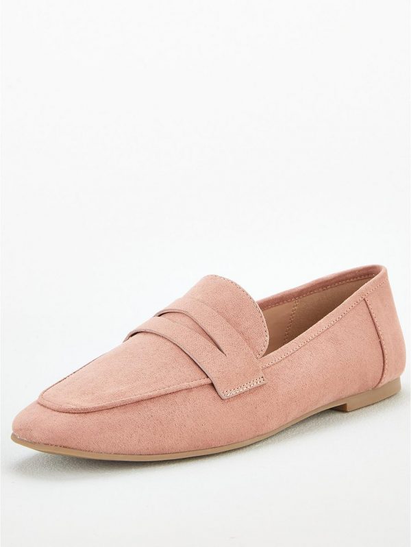 special sale mya square toe penny loafer nude 5f40aa973f6af