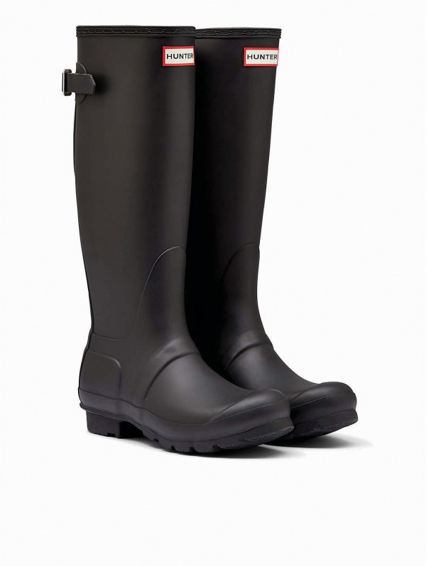 special sale original back adjustable welly boots black 5f2a418ed3f67