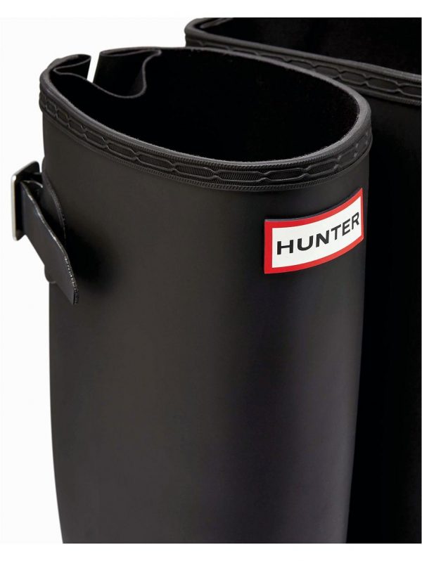 special sale original back adjustable welly boots black 5f2a41925332b
