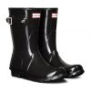 special sale original short gloss welly boots black 5f2a41743f7bc