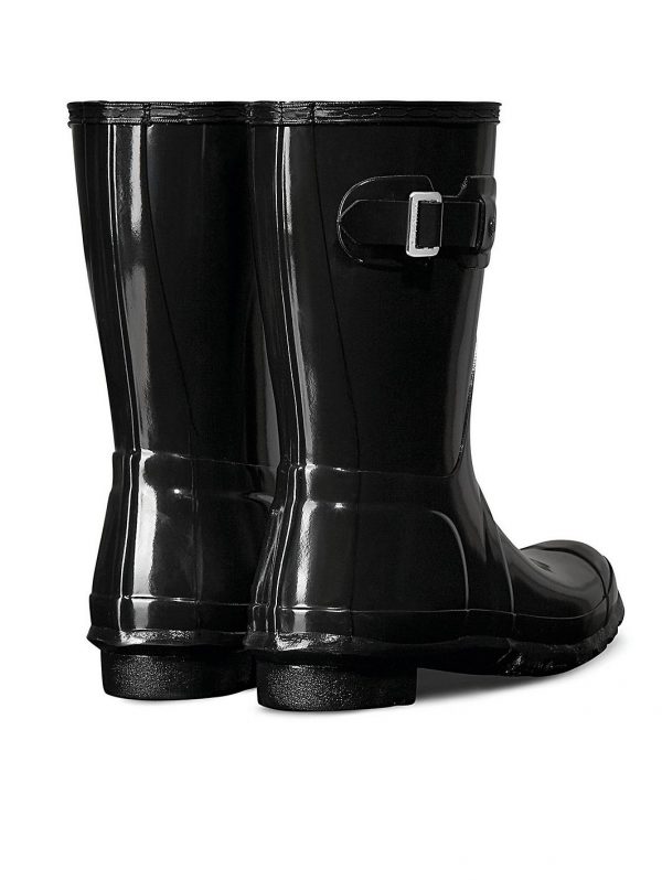 special sale original short gloss welly boots black 5f2a4174e4fb5