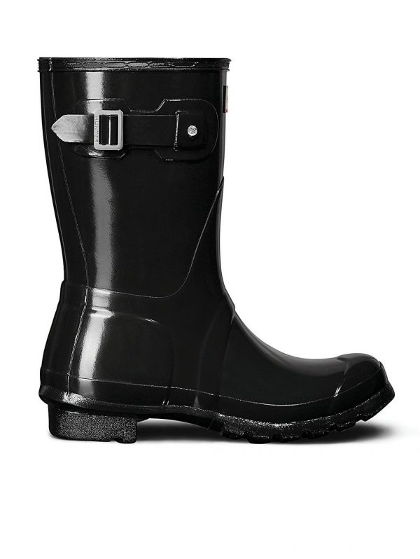 special sale original short gloss welly boots black 5f2a417662af8