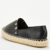 special sale studded flat espadrille black 5f45f0993f933