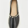 special sale studded flat espadrille black 5f45f09be120c