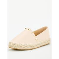 special sale studded flat espadrille nude 5f45f0c6abe4f