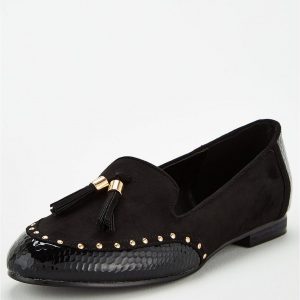 special sale wide fit maplewood tassel loafers black 5f3e08fd18062