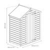 buy 5 x 3ft great value windowless overlap reverse apex starter shed 5f55c87f0babe