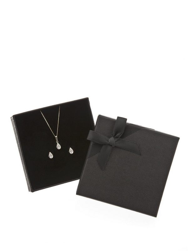 buy 9 carat yellow gold pear shaped earring and pendant birthstone set 5f5f9aa76c106