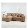 buy amalfi 3 seater left hand scatter back fabric corner chaise sofa 5f55b78b630cd