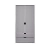 buy aspen 2 door 2 drawer wardrobe grey oak effect 5f5ee925d8c51