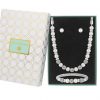 buy bliss silver plated cream pearl ball three piece jewellery set 5f4fc8a312fe8