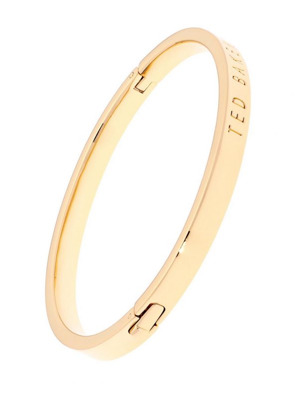 buy clemina hinge engraved metallic bangle gold 5f60ee41451e4