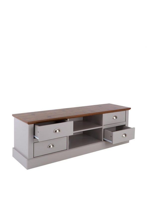 buy crawford 3 piece package tv unit coffee table and lamp table grey dark oak effect 5f5b03353d1ec