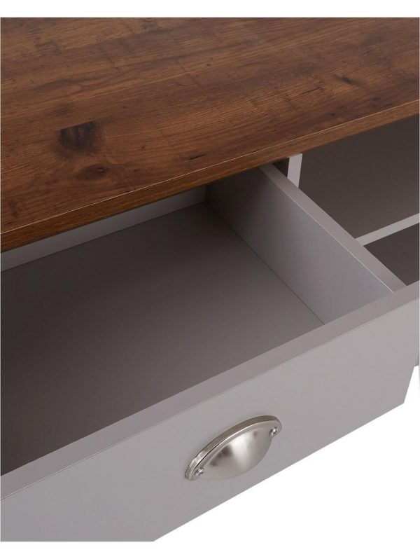 buy crawford 3 piece package tv unit coffee table and lamp table grey dark oak effect 5f5b0335c8f47