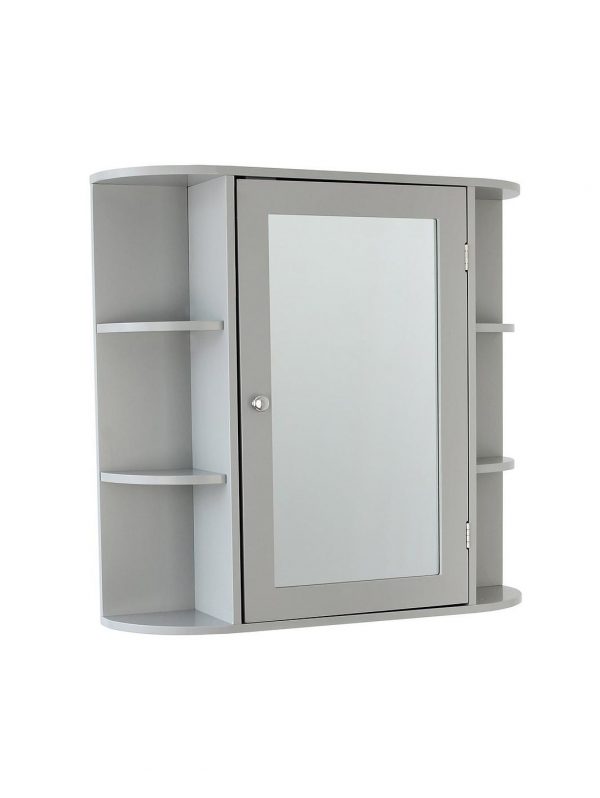 buy devonshire mirrored bathroom wall cabinet grey 5f619b7275d3a