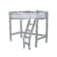 buy domino high sleeper bed frame with optional mattress 5f55ac778e1d4