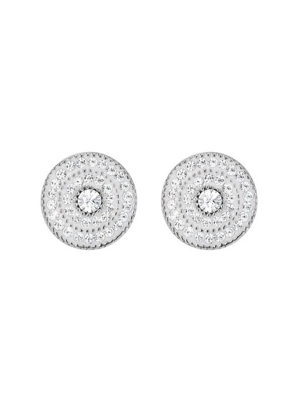 buy evoke sterling silver swarovski crystal cluster stud earrings pendant and watch gift set 5f57b200c73f2